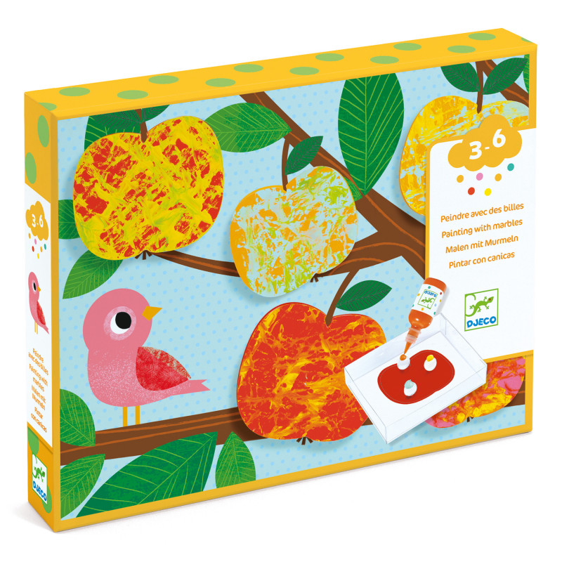 Djeco - Painting with marbles
