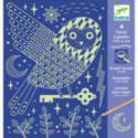 Djeco - Scratch card, At night