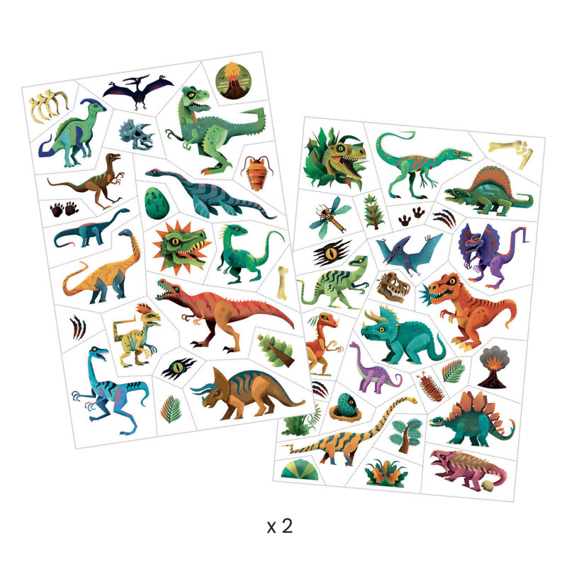 Djeco - Tattoo, Dino club