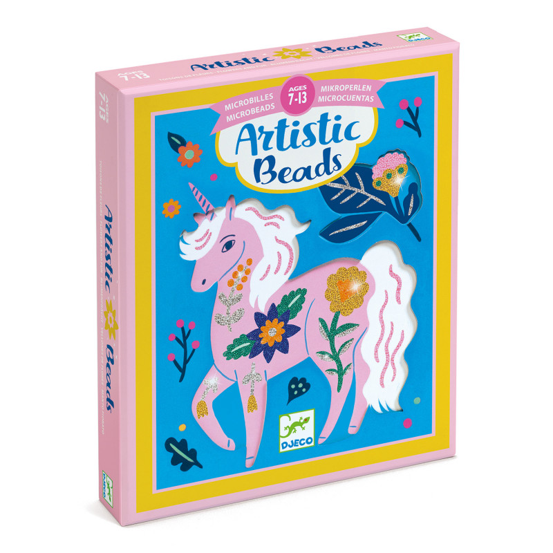 Djeco - Artistic Beads - Flowers and fur