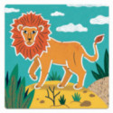 Djeco - Stencils: Wild animals
