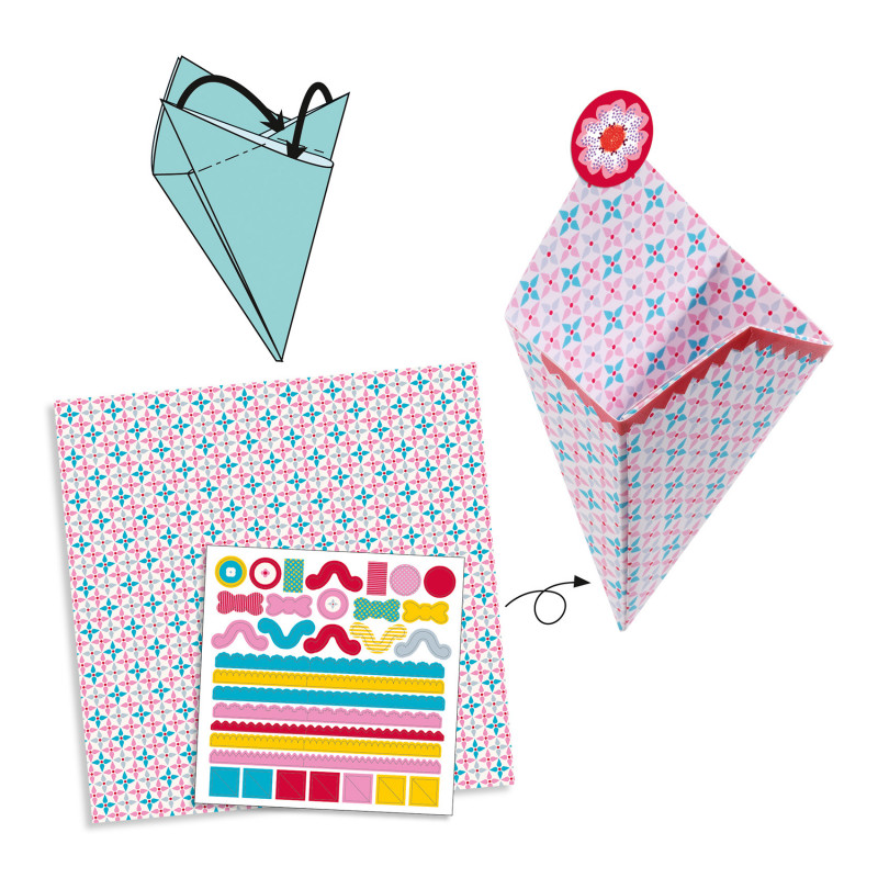 Djeco - Origami, Small Boxes
