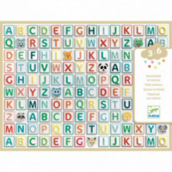 Djeco - Alphabet stickers