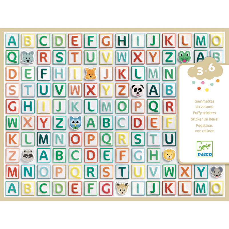Djeco - Alphabet stickers