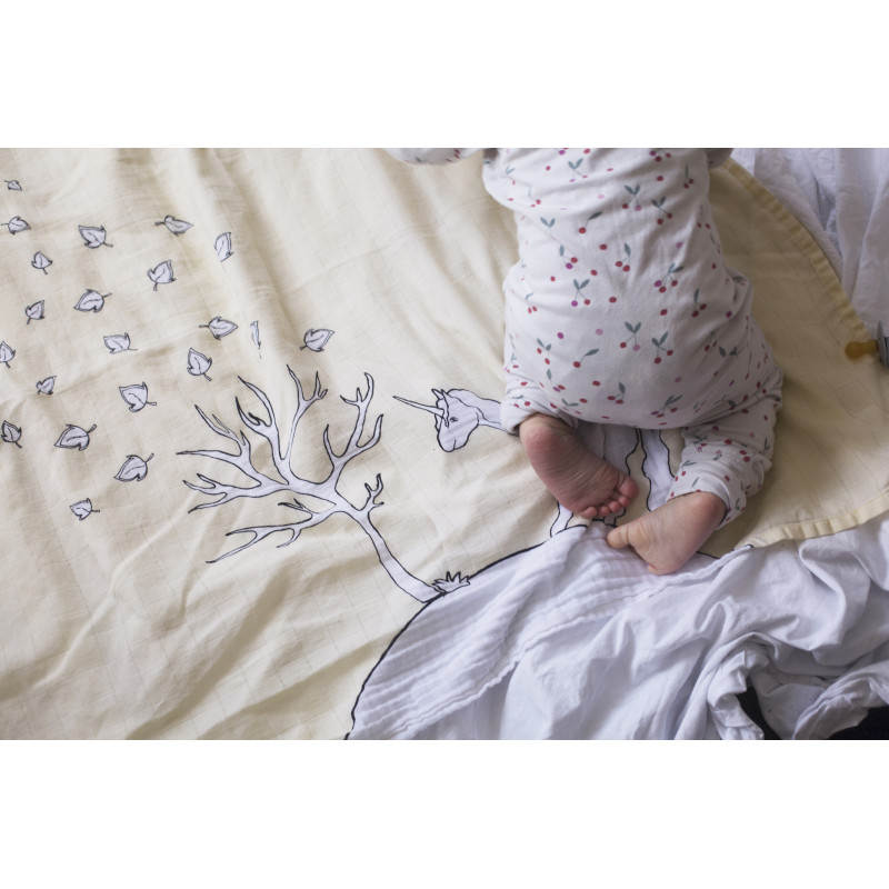 Pellianni - Organic Blanket, Unicorn