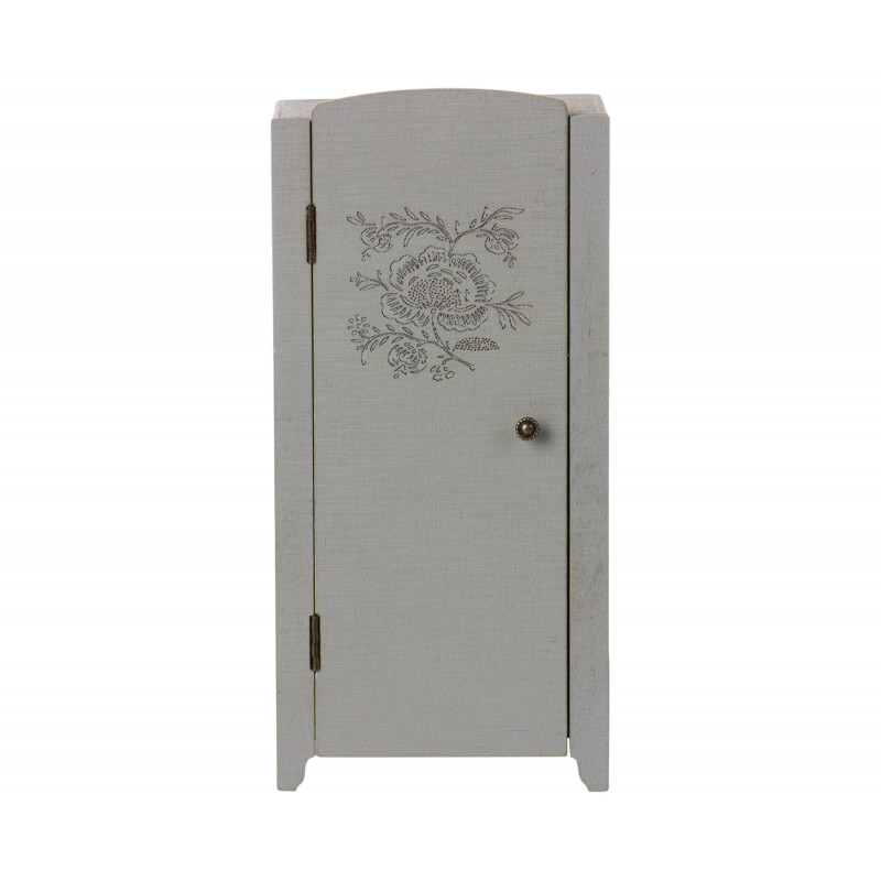 Maileg - Miniature closet, Grå/Mint