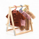 Djeco - Clothes Rack & 3 hangers