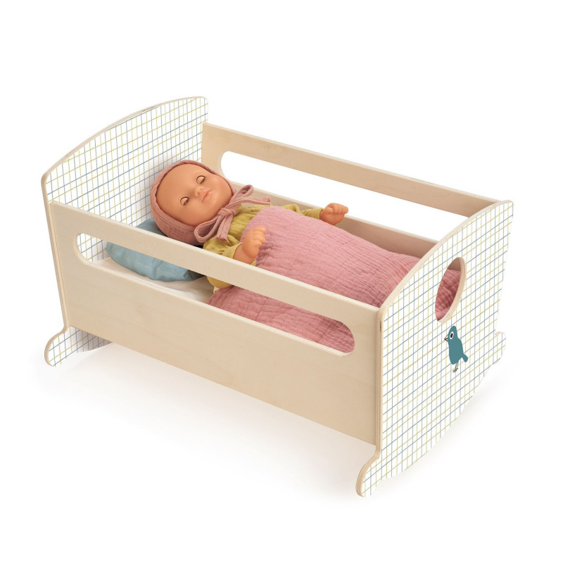 Djeco - Doll Rocking Bed Blue Night