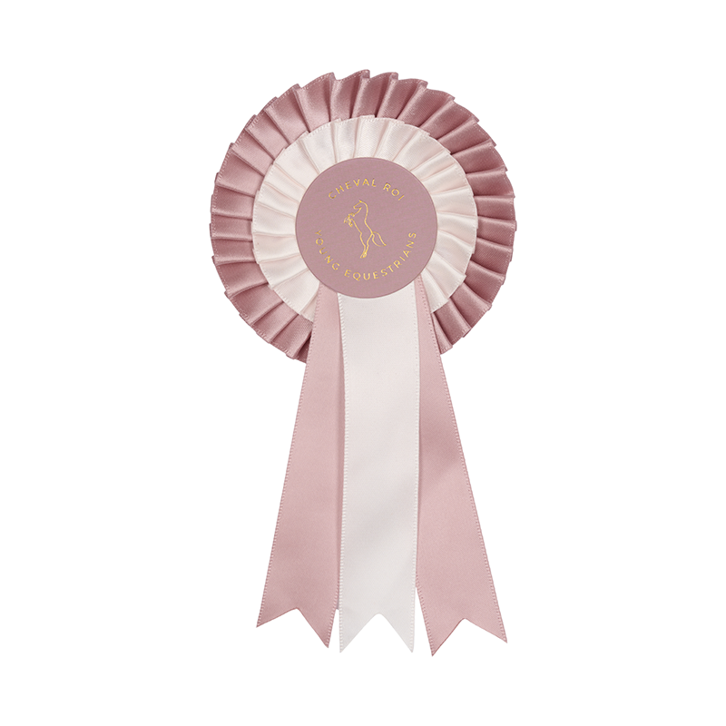 Cheval Roi - rosetter käpphäst, blå/rosa