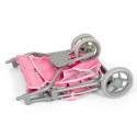 MAMAMEMO -  Jogger tvillingdockvagn, rosa