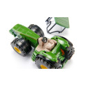Siku - JD TRAKTOR M. SLÄP 1:50