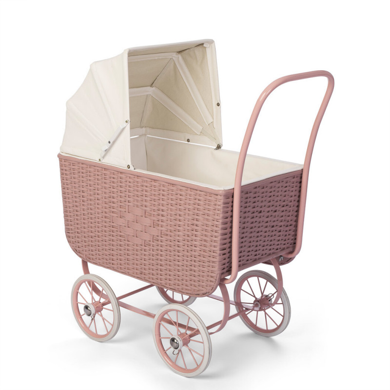 byAstrup - Lyxig vintage dockvagn, rose