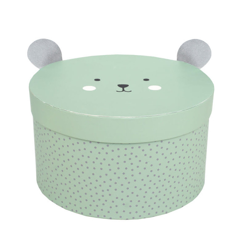 Jabadabado - 2-pack Förvaringsask Teddy, Blå