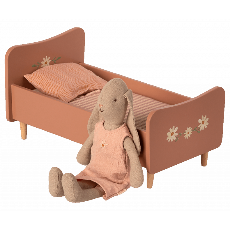 Maileg - Träsäng, Mini Rose