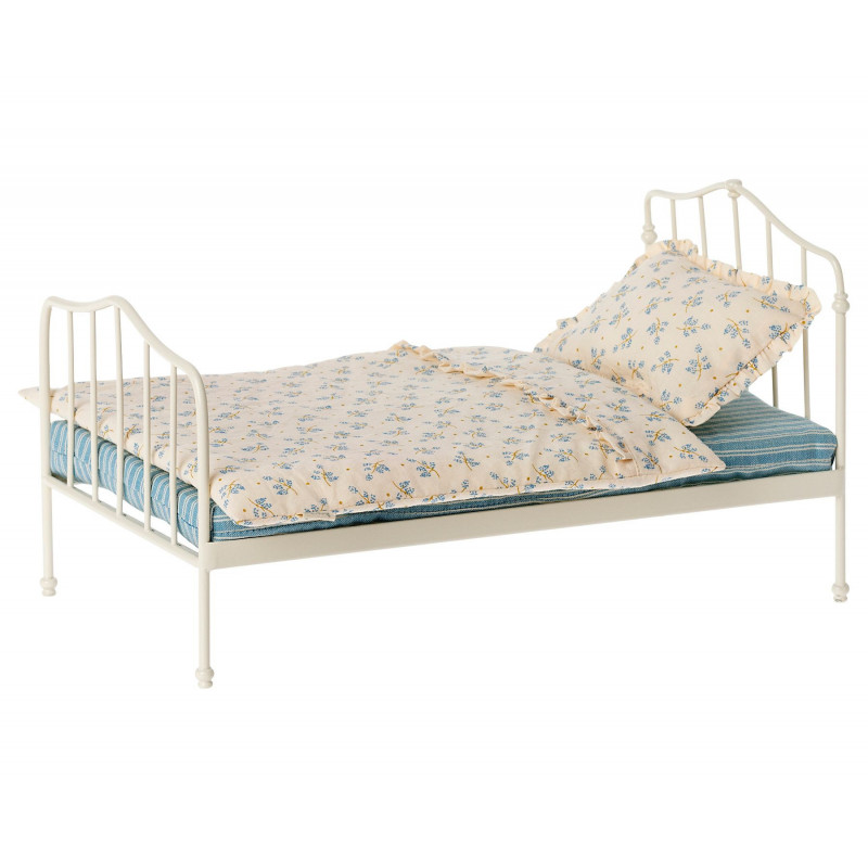 Maileg - Metallsäng Blå, Mini