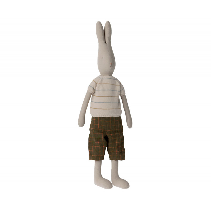 Maileg - Rabbit size 5 , Stickad tröja och shorts