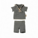 Maileg - Rabbit size 1, Sailor dusty blue
