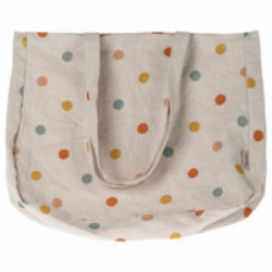 Maileg - Tygväska, Multi dots Small