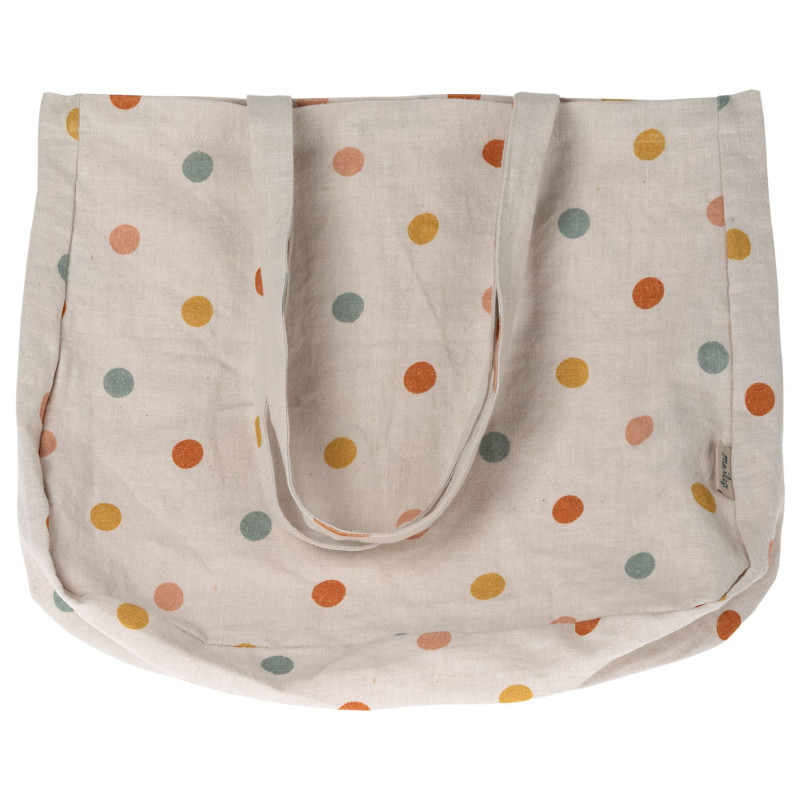 Maileg - Tygväska, Multi dots Small