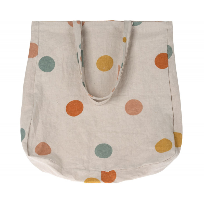 Maileg - Tygväska, Multi dots Large