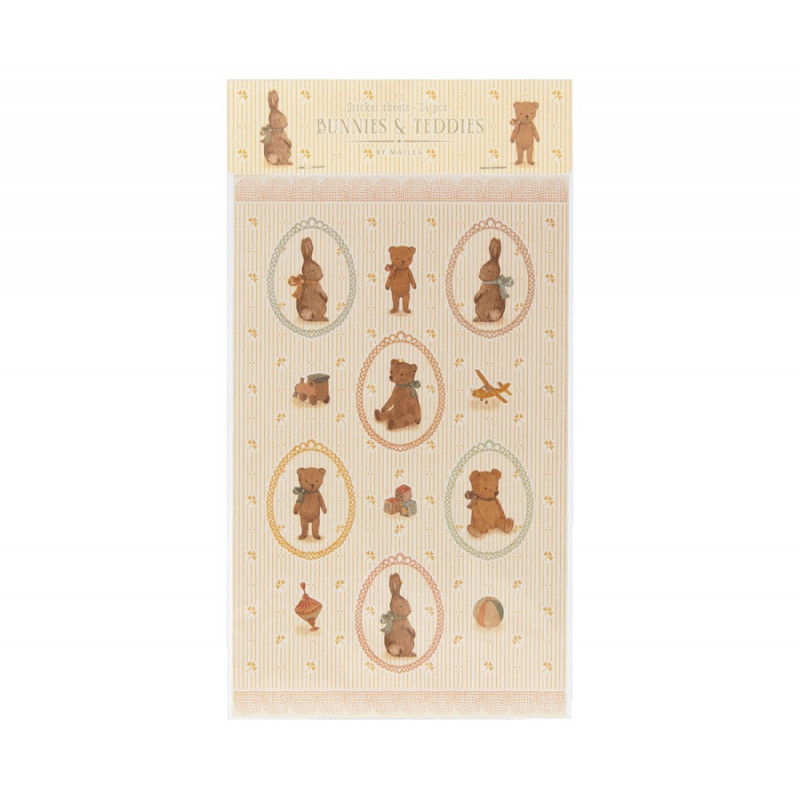 Maileg - Klistermärken, Bunnies and Teddies