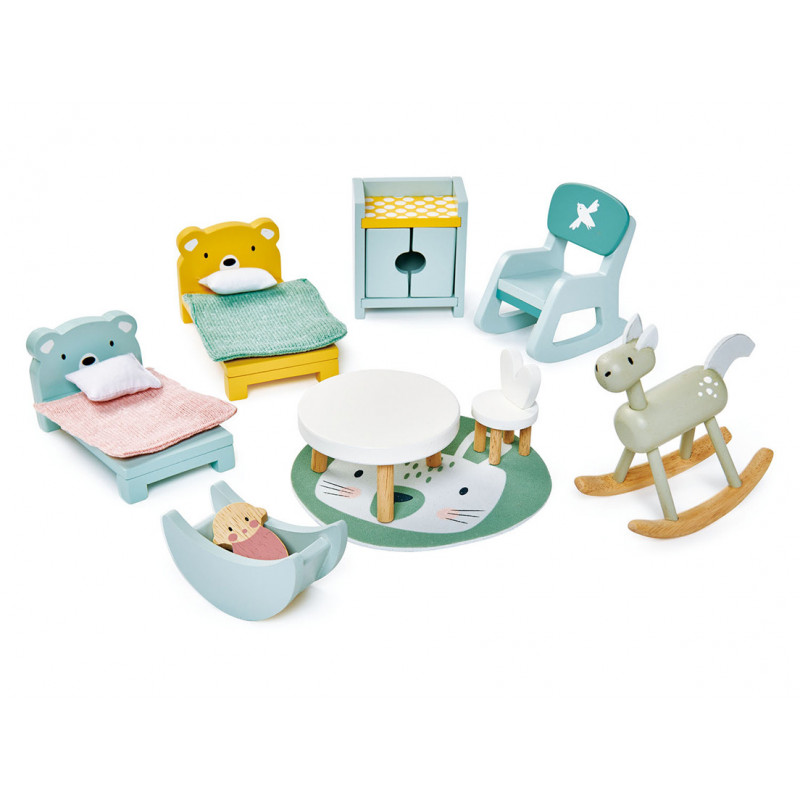 Tender leaf toys - Dockhusmöbler `Barnrum´