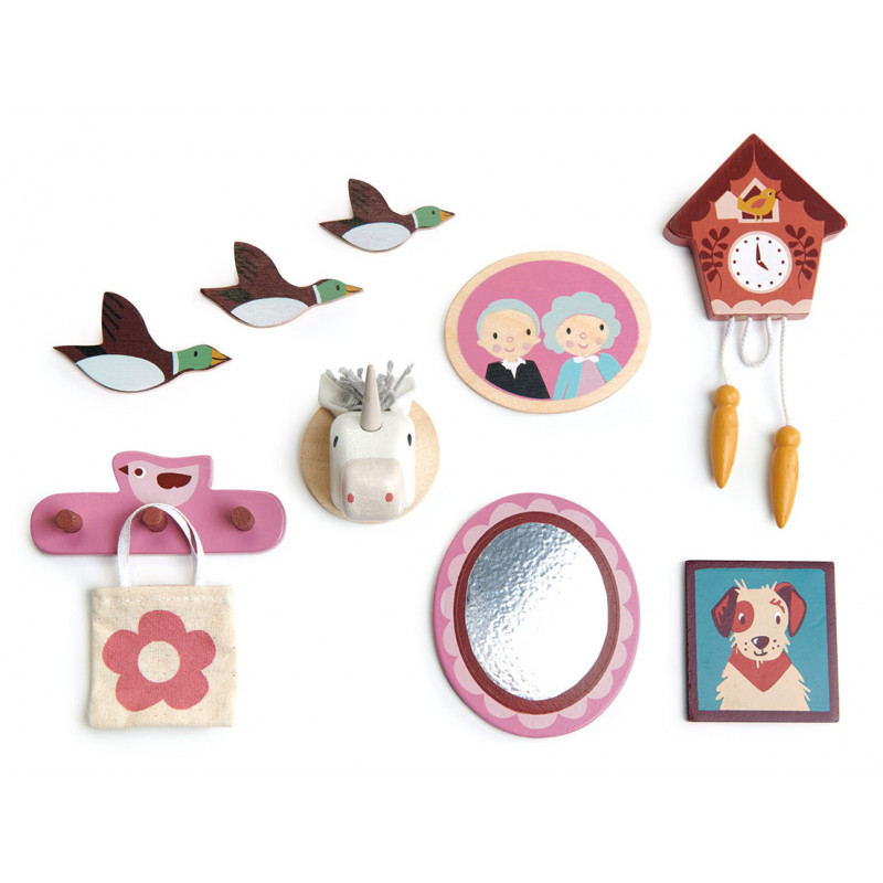 Tender Leaf Toys -  Väggdekorationer dockhus