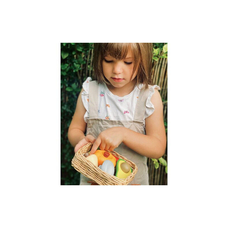 Tender leaf toys - Korg med Grönsaker