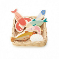 Tender leaf toys - Korg med Skaldjur