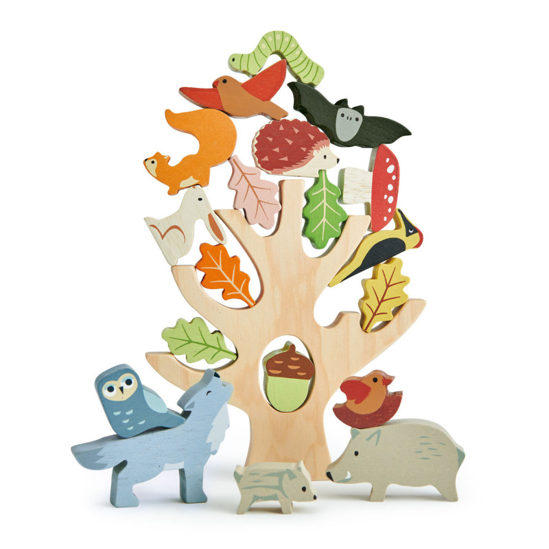Tender leaf toys - Balanslek, Skogsdjur