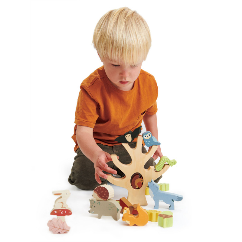 Tender leaf toys - Balanslek, Skogsdjur