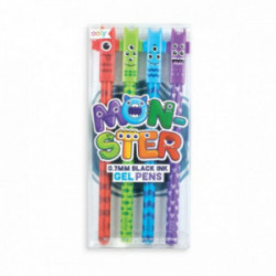 OOLY - Gel pennor monster svart