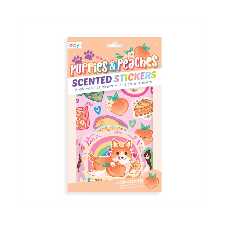 OOLY - Doftstickers - Puppies & Peaches
