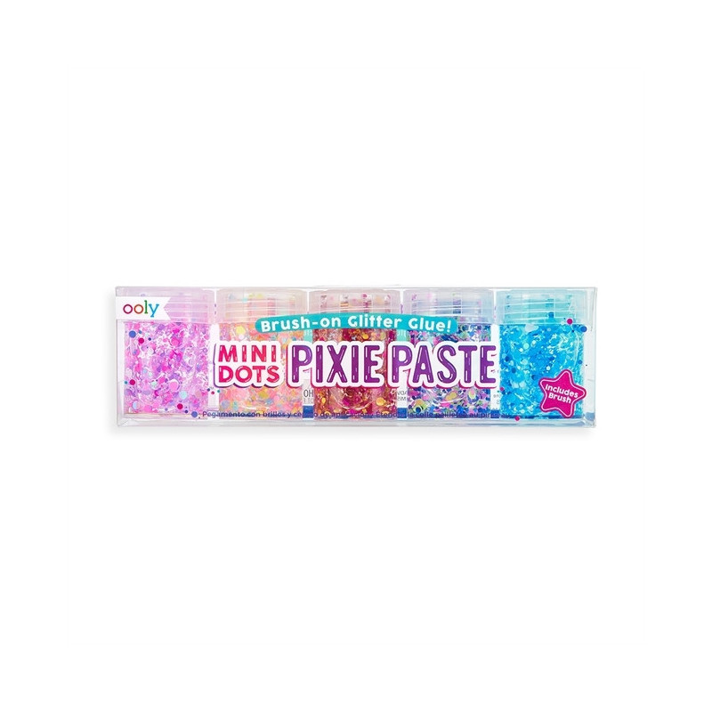 OOLY - Mini dots pixie paste - 5-pack Glitterlim