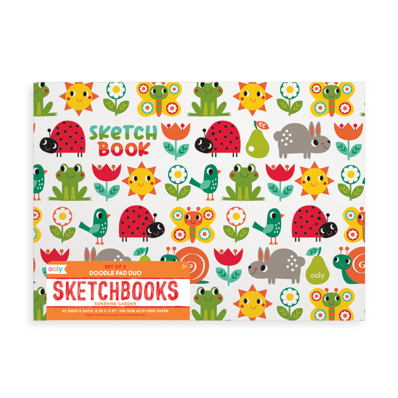 OOLY - Skissblock 2-pack - Sunshine Garden