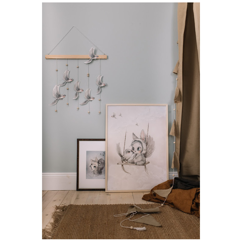 Mrs Mighetto - Poster, Mini Bird Master 50x70cm