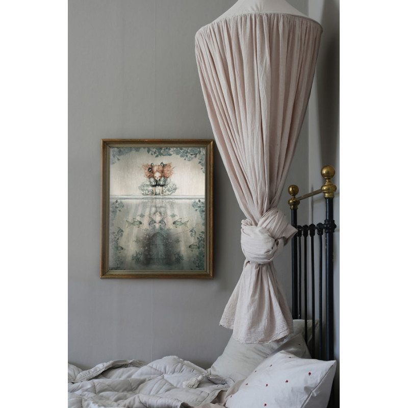 Mrs Mighetto -  Poster, Lonely in the land of letters 40x50cm
