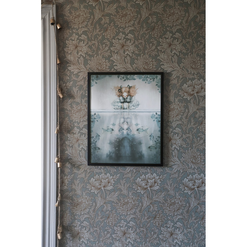 Mrs Mighetto -  Poster, Lonely in the land of letters 40x50cm