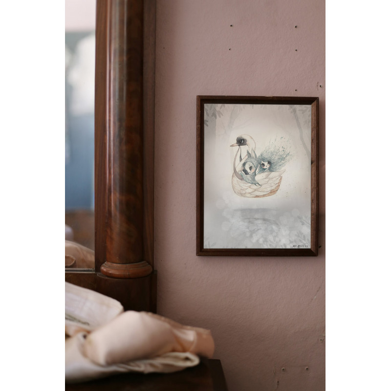Mrs Mighetto - Posters, 2-pack Miss Bianca & Swan Boat