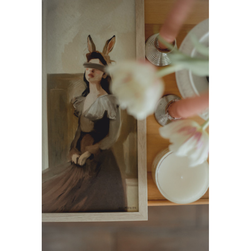 Mrs Mighetto - Poster, Lady Almond 30x40 cm