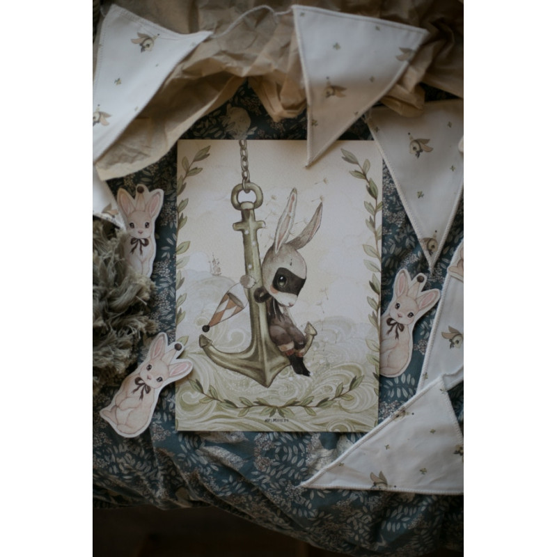 Mrs Mighetto - Poster Mini, My Anchor 21x30 cm