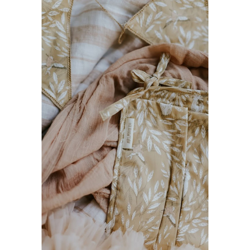 Mrs Mighetto - Sängficka, Misty Leaf Yellow