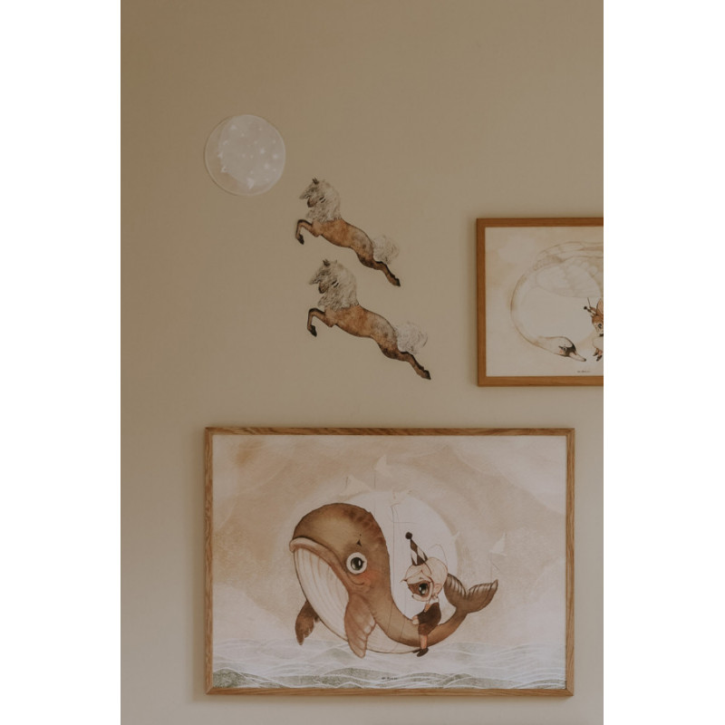 Mrs Mighetto - Wallstickers 3-pack - Boo & Moon