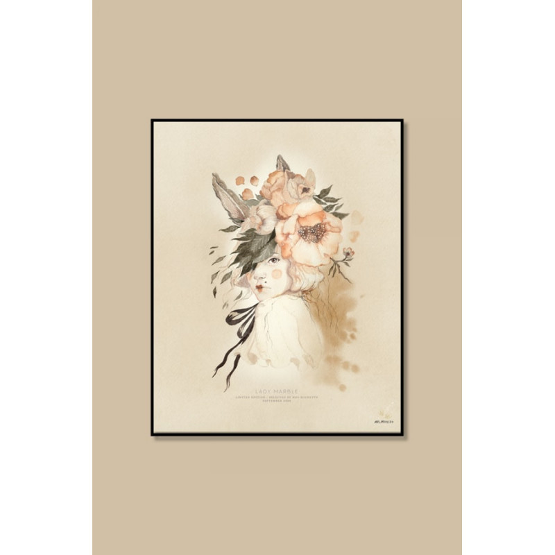 Mrs Mighetto - Poster, Lady Marble 40x50 cm