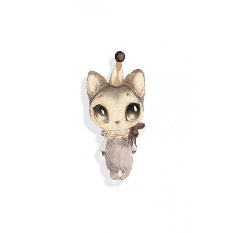 Mrs Mighetto - Wall sticker Dear Meow