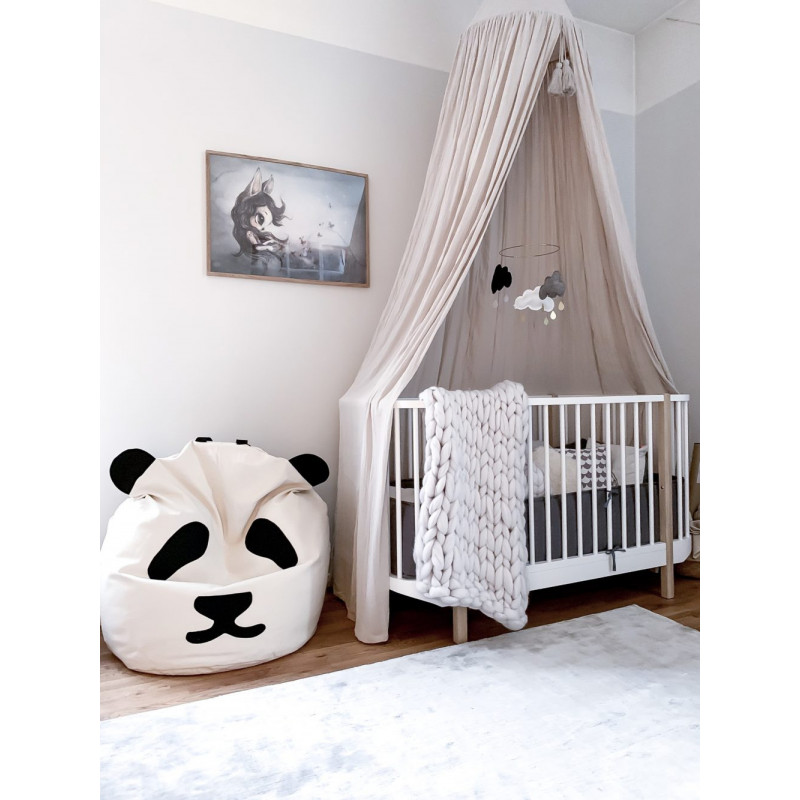 Bini - Saccosäck svart panda