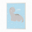 A little lovely company - Poster Brontosaurus, 50x70 cm