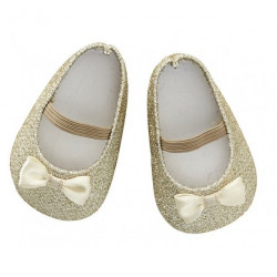 "Doll Shoe Gold 45cm"