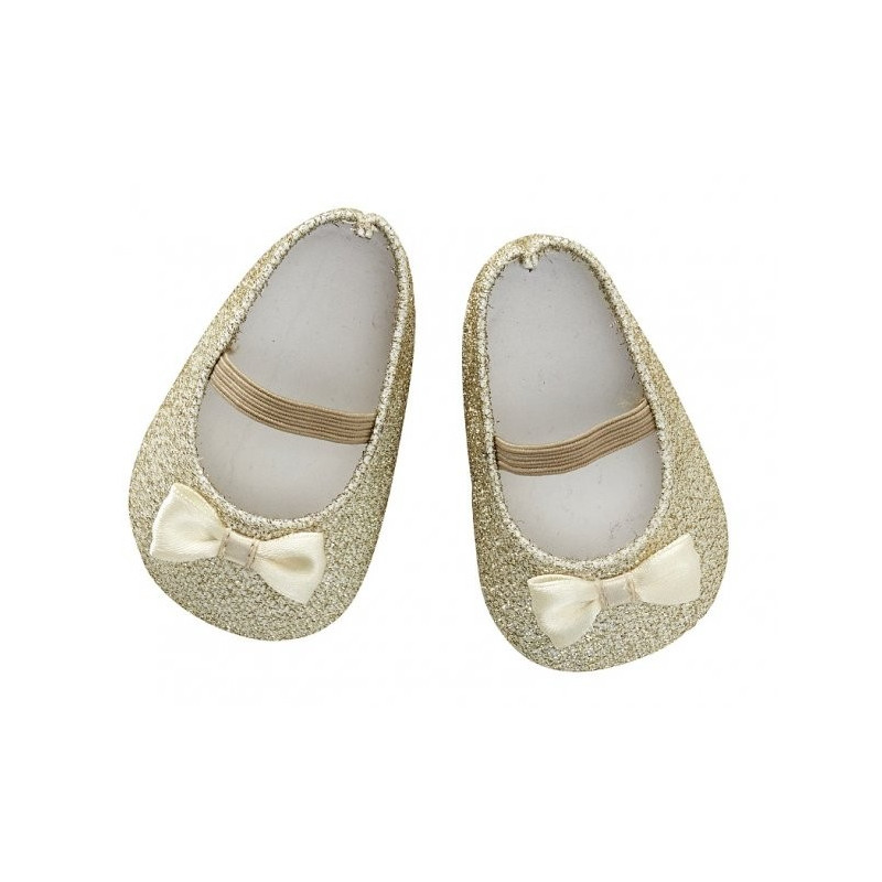 "Doll Shoe Gold 45cm"