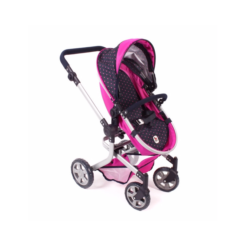 Bayer chic -  Dockvagn Kombi Mika Pink/blue